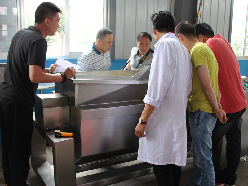 客戶現場做實驗